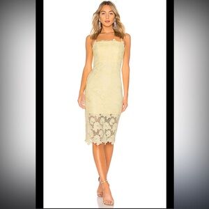 Nwot Bardot Sunshine Dress in Lemon